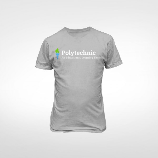 T-Shirt-Poly-Light-Grey